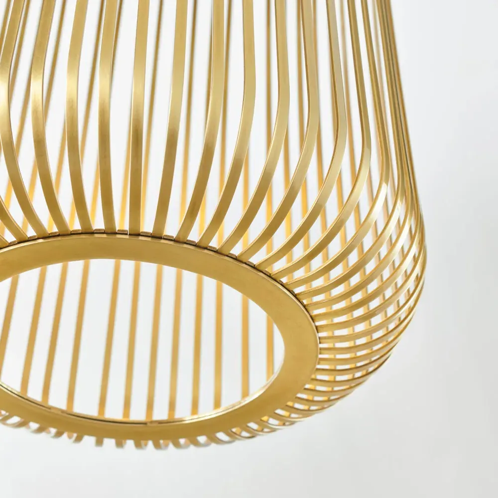 Kai Small Pendant Light - Plated Brass, Aluminum