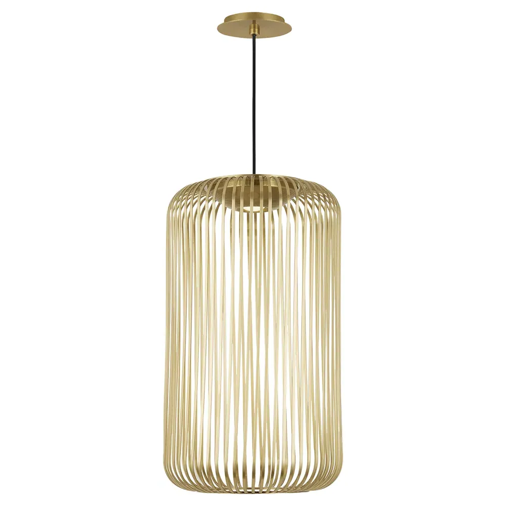 Kai Small Pendant Light - Plated Brass, Aluminum