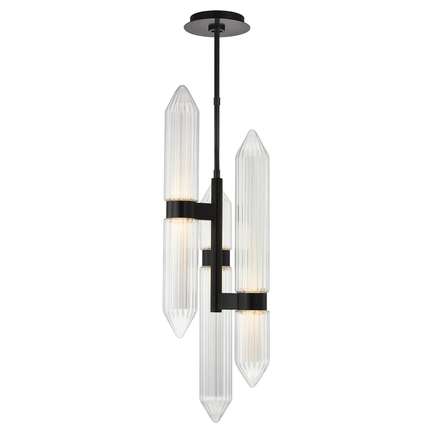 Langston Pendant Light - Plated Dark Bronze, Steel image