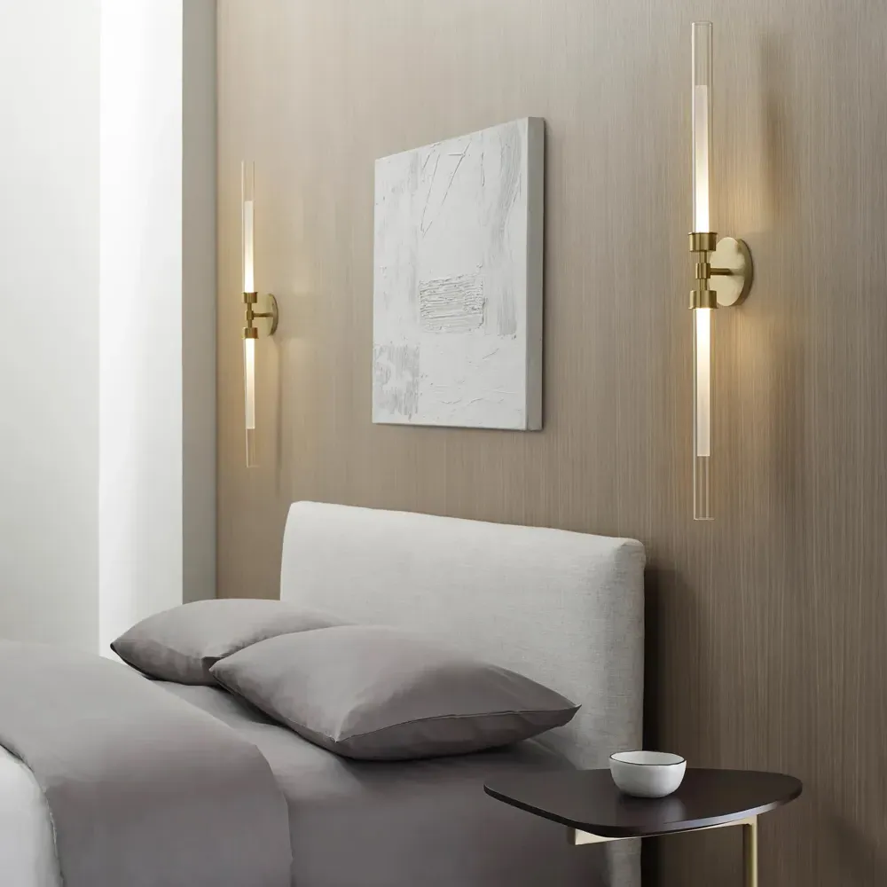 Linger Bath Sconce - Natural Brass, Aluminum