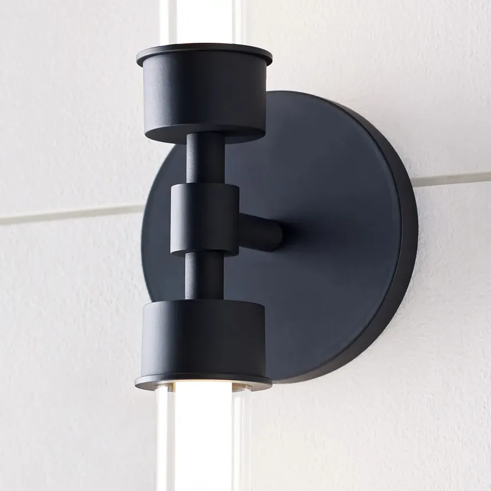 Linger Bath Sconce - Nightshade Black, Aluminum
