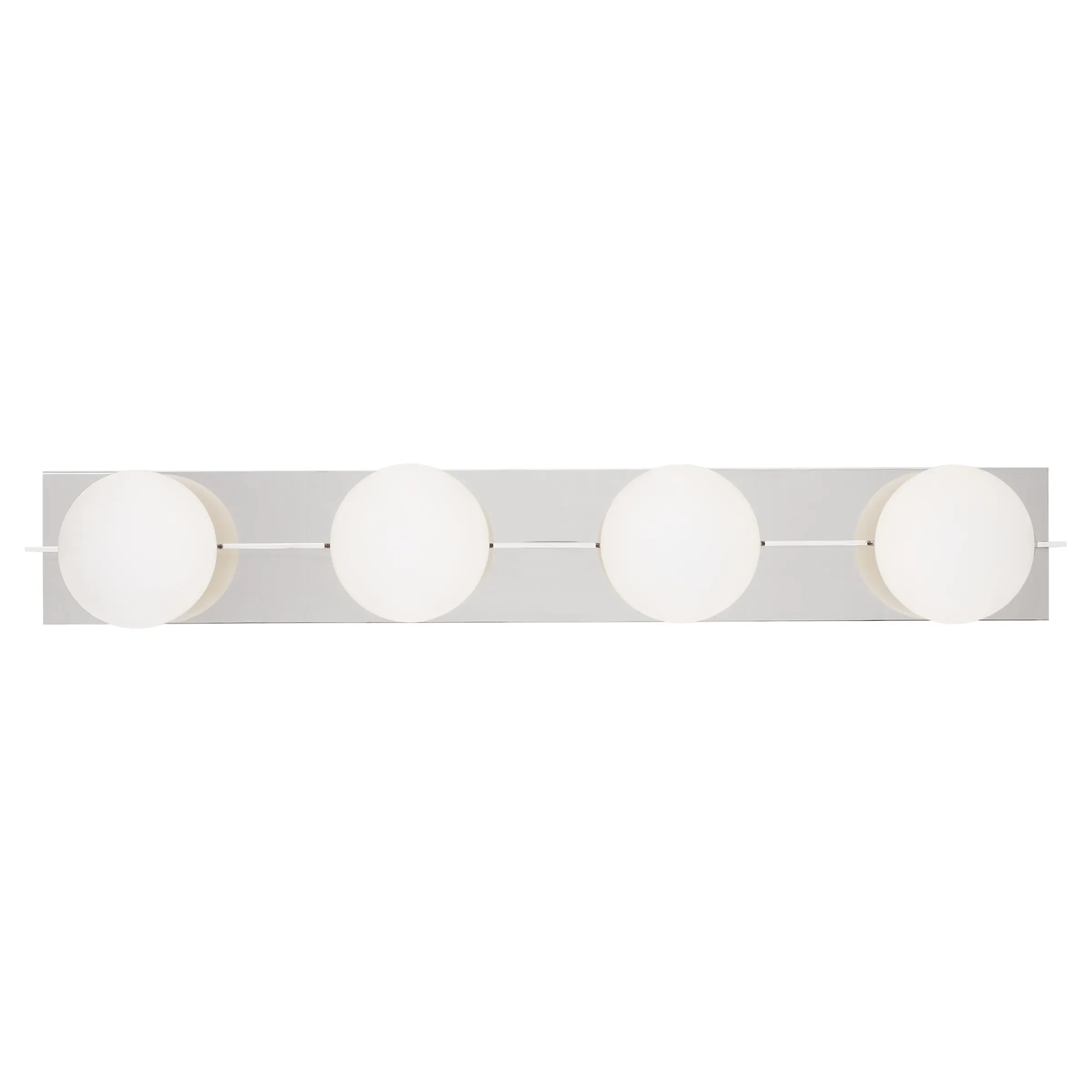 Orbel 4 Light Bath Sconce - Polished Nickel, Aluminum