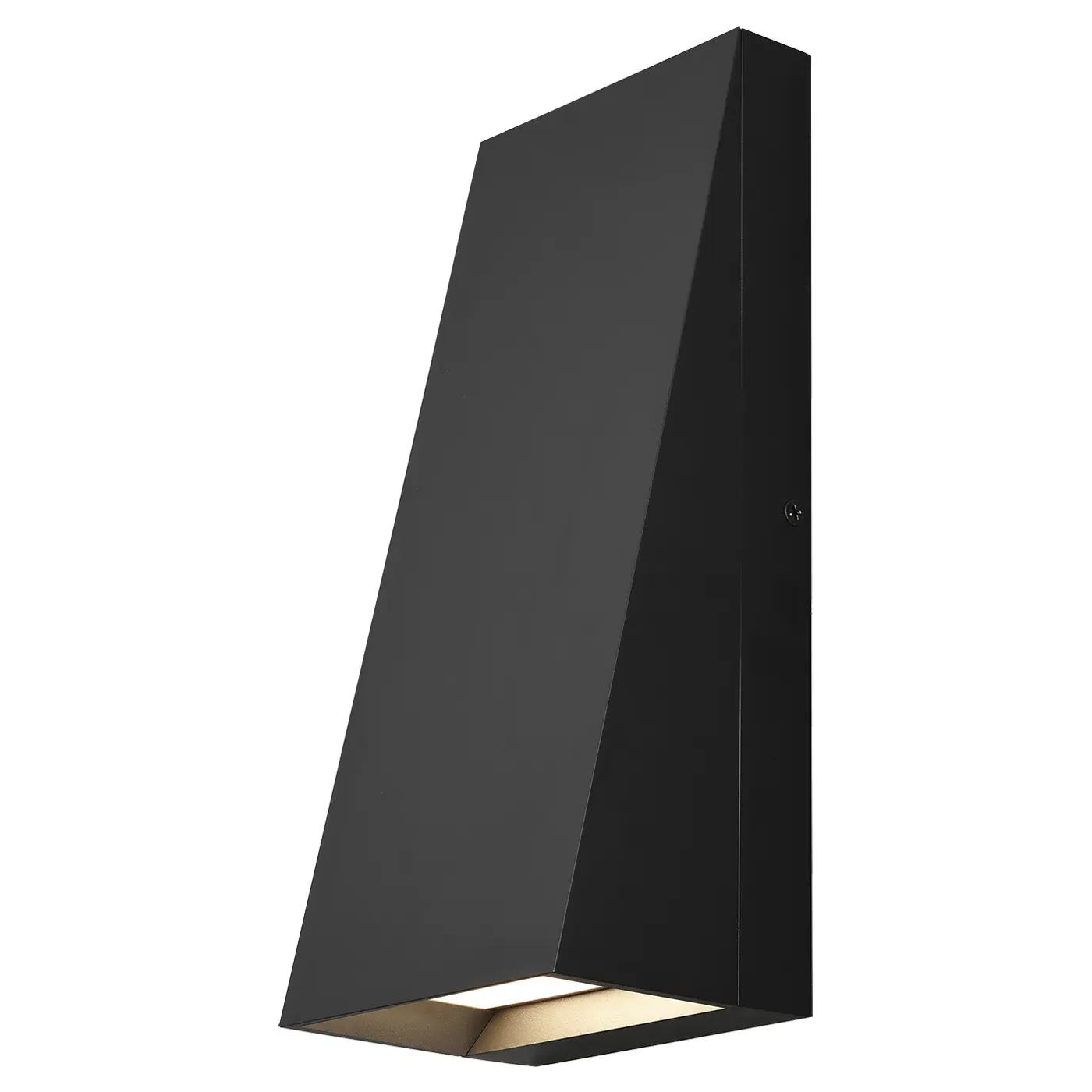 Pitch 12" Outdoor Sconce - Black, Aluminum image