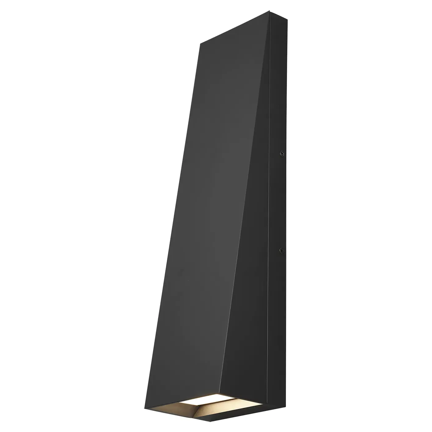 Pitch 19" Outdoor Sconce - Black, Aluminum