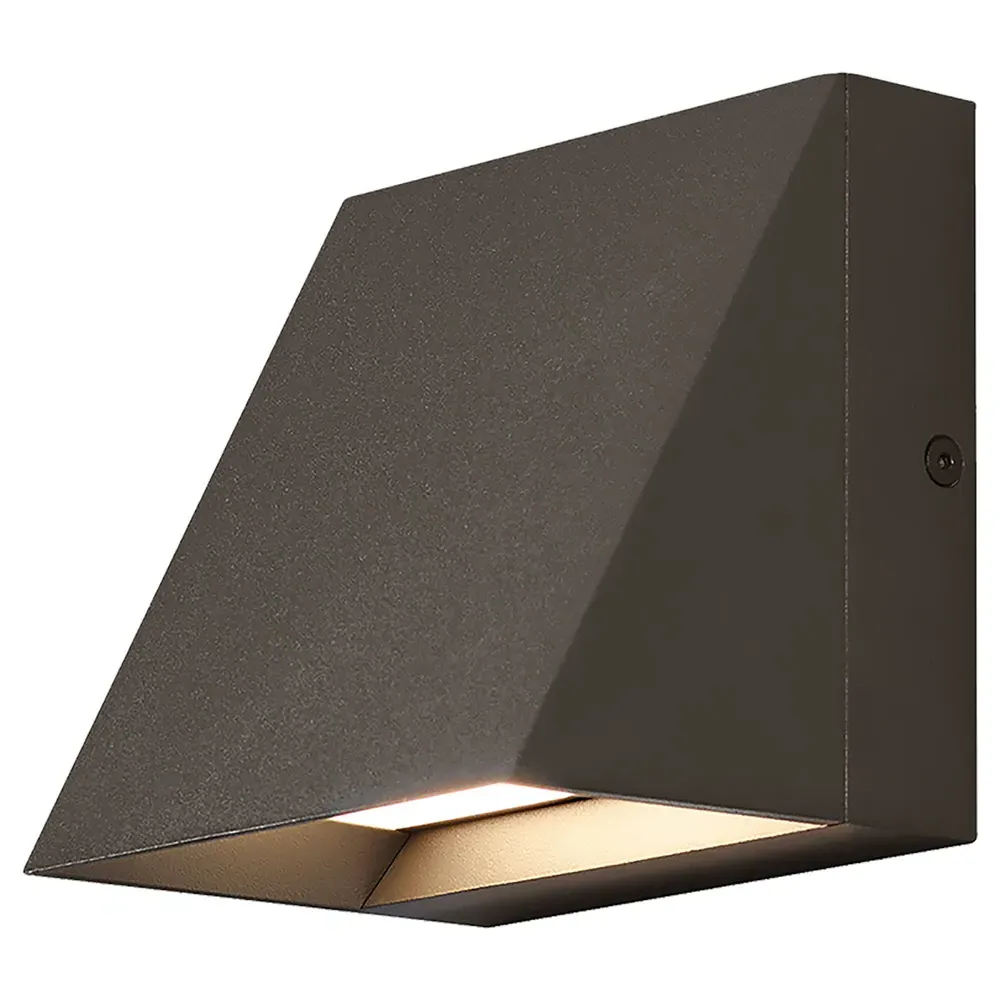 Pitch Single Outdoor Sconce LED 3000K - Bronze, Aluminum