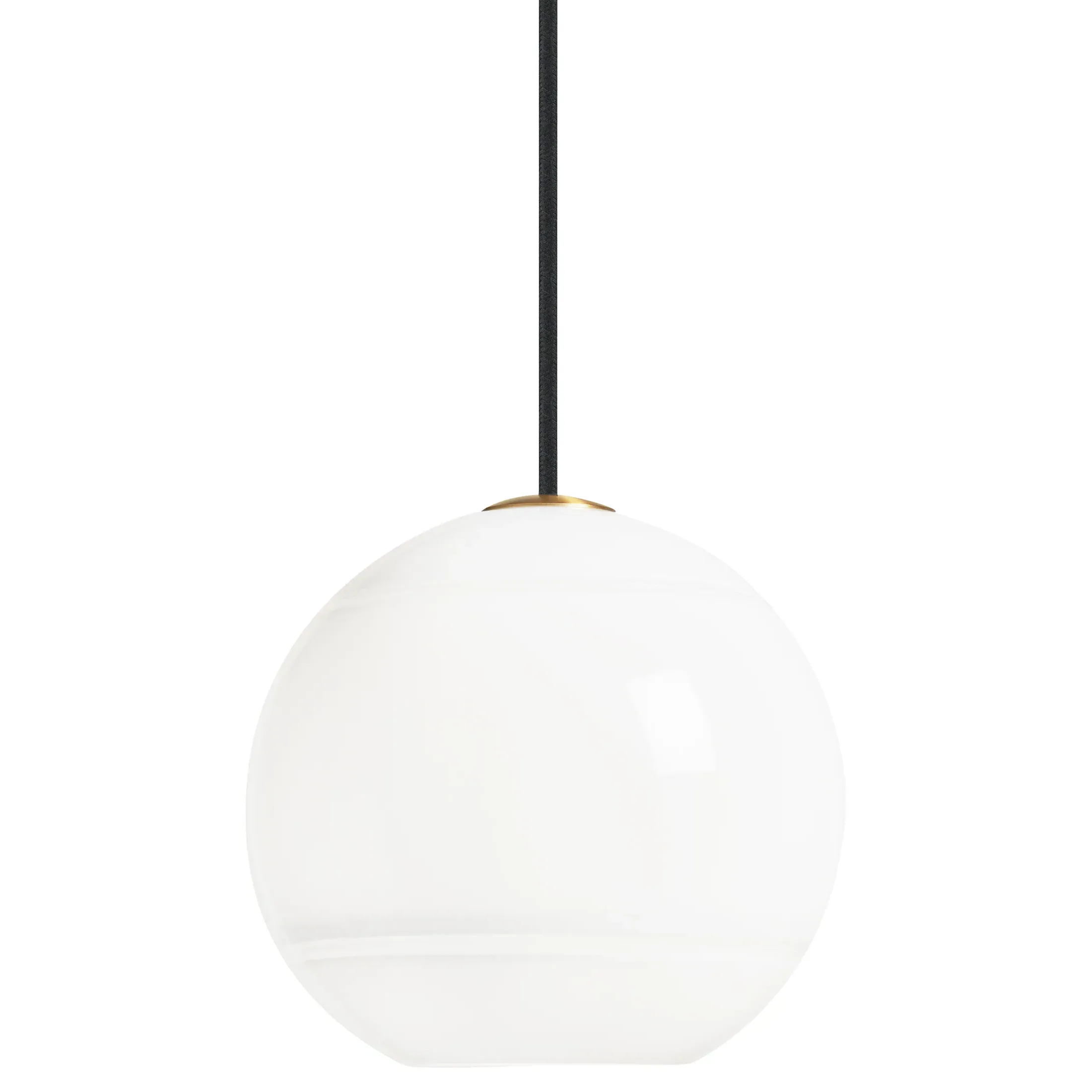 Sedona Medium LED Pendant - Aged Brass, Glass image