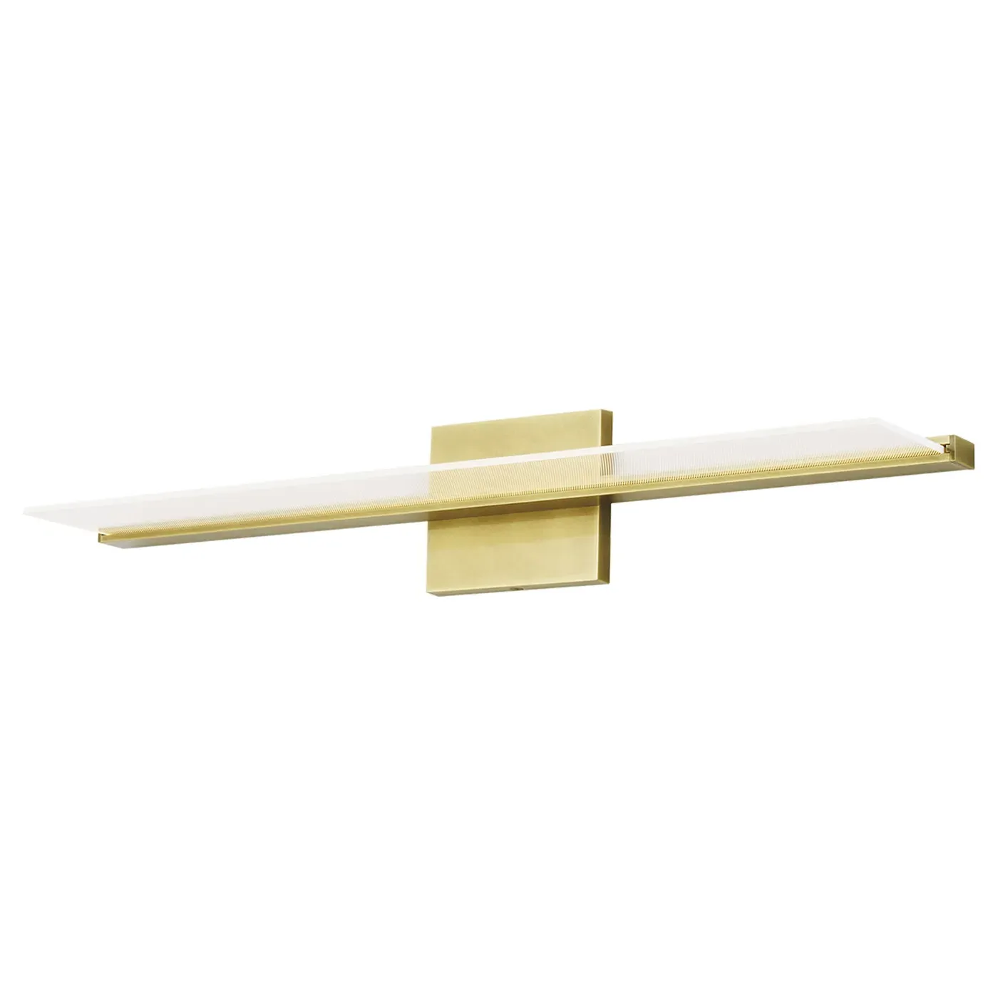 Span 24" LED Bath Sconce - Brass, Metal