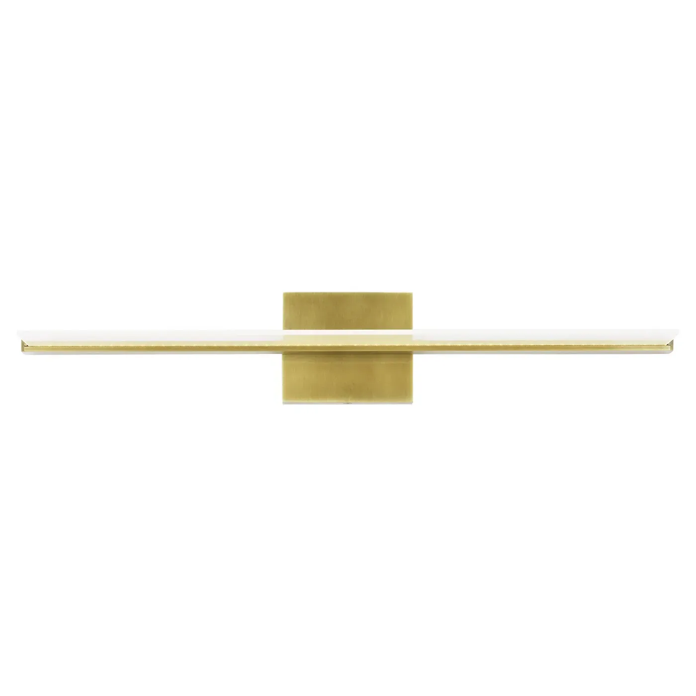 Span 24" LED Bath Sconce - Brass, Metal