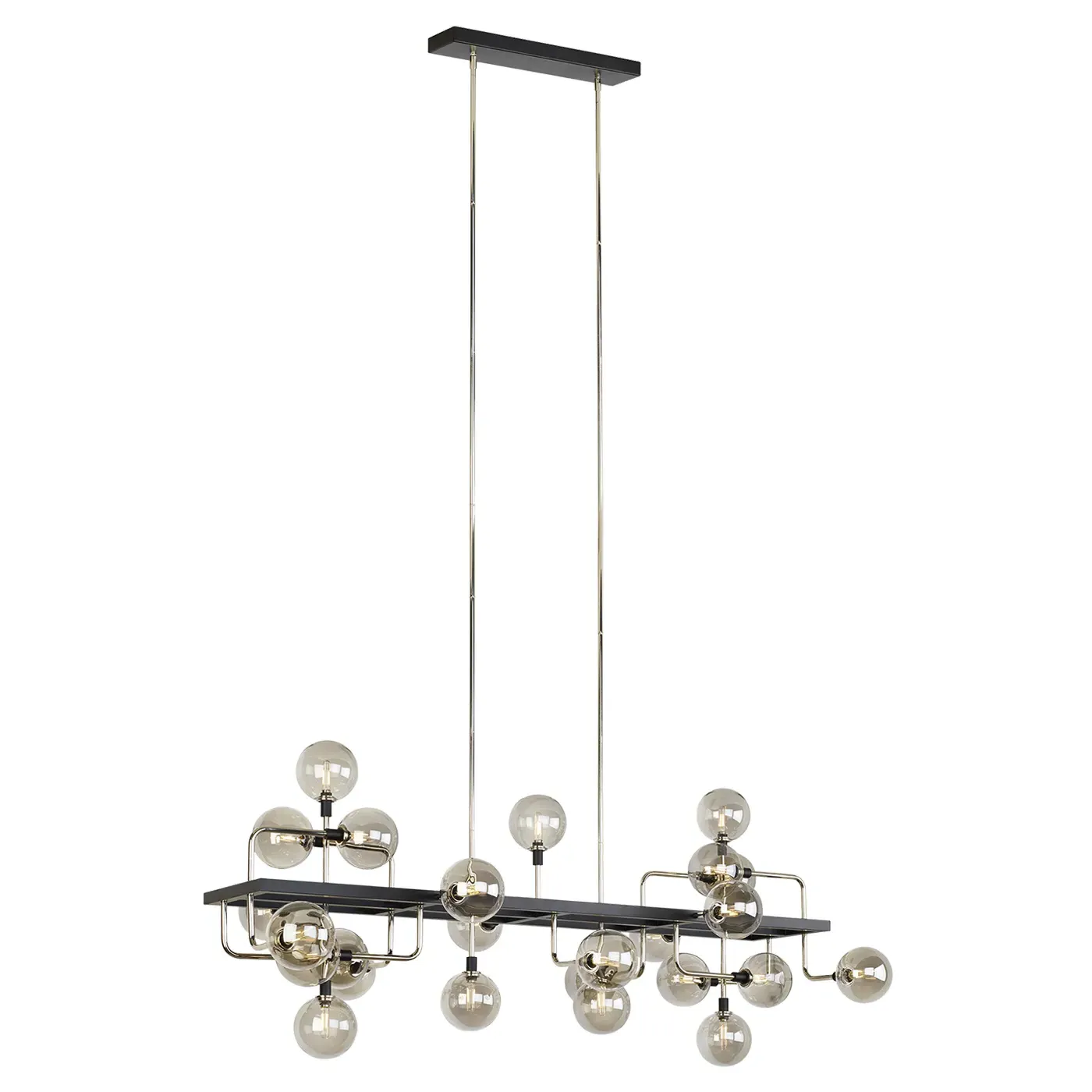 Viaggio LED Linear Chandelier - Polished Nickel, Metal
