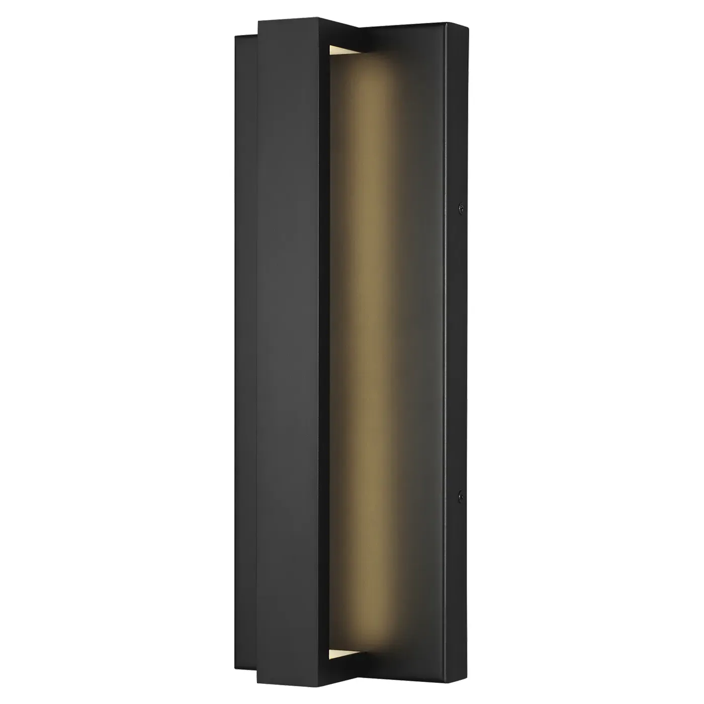 Windfall 16" LED Outdoor Sconce - Black, Aluminum