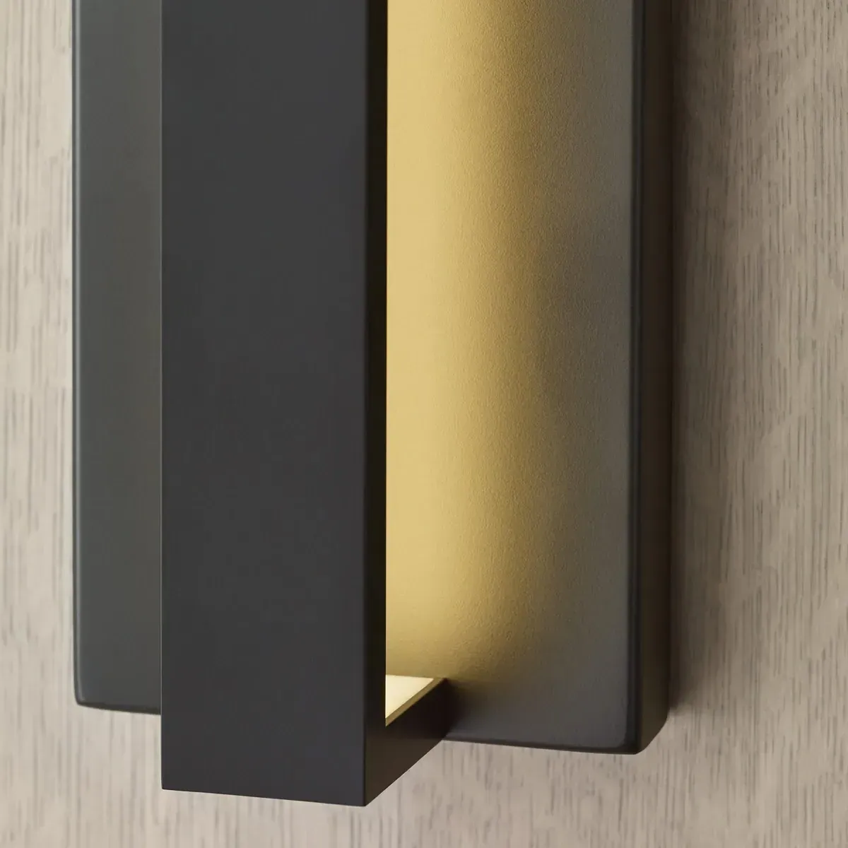 Windfall 24" LED Outdoor Sconce - Black, Aluminum