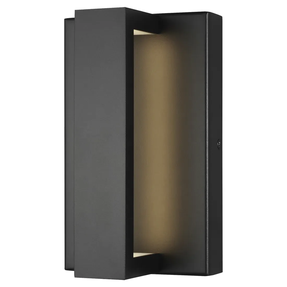 Windfall 8" LED Outdoor Sconce - Black, Aluminum