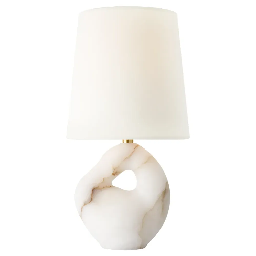 Adria Cordless Table Lamp - Cream, Alabaster