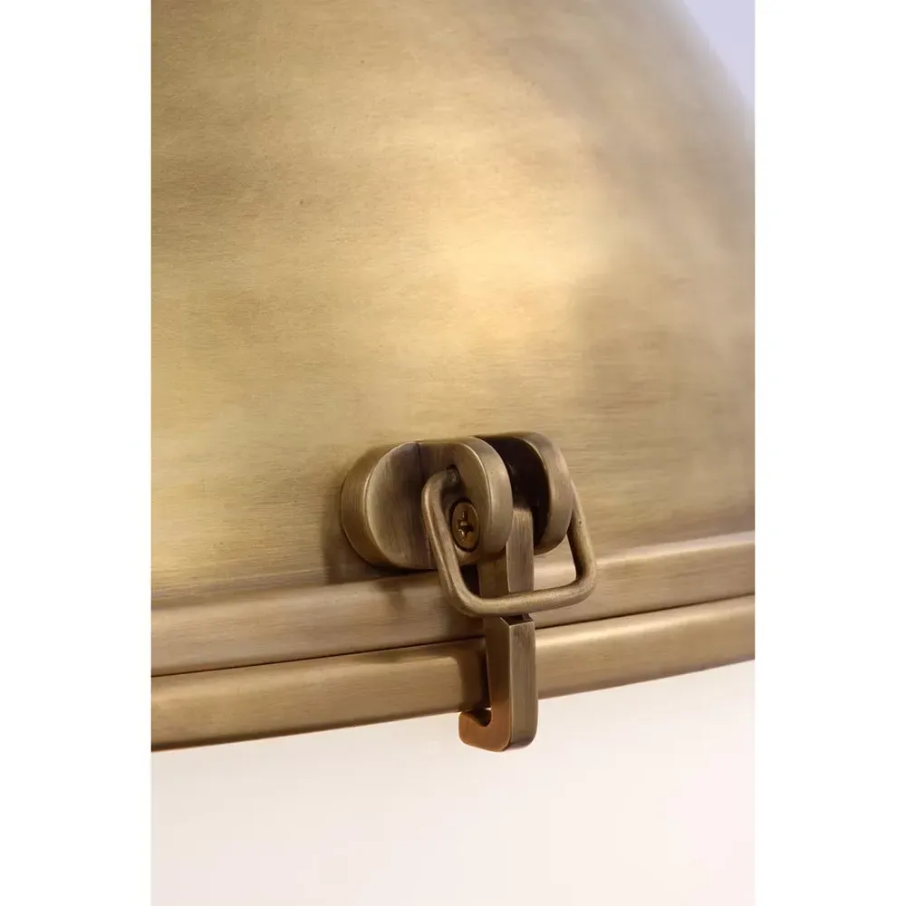 Adrian Extra Large Globe Pendant - Antique Burnished Brass