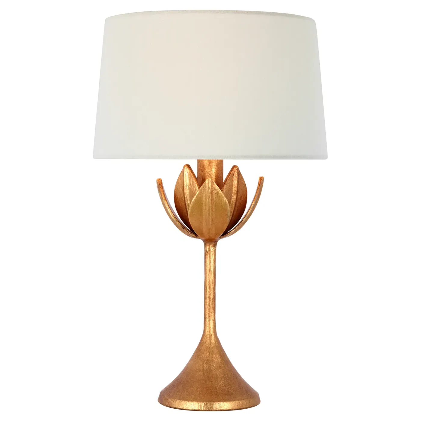 Alberto Regency Table Lamp - Antique Gold, Linen image