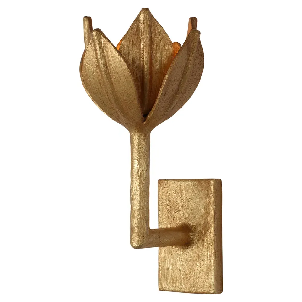 Alberto Small Sconce - Antique Gold Leaf image