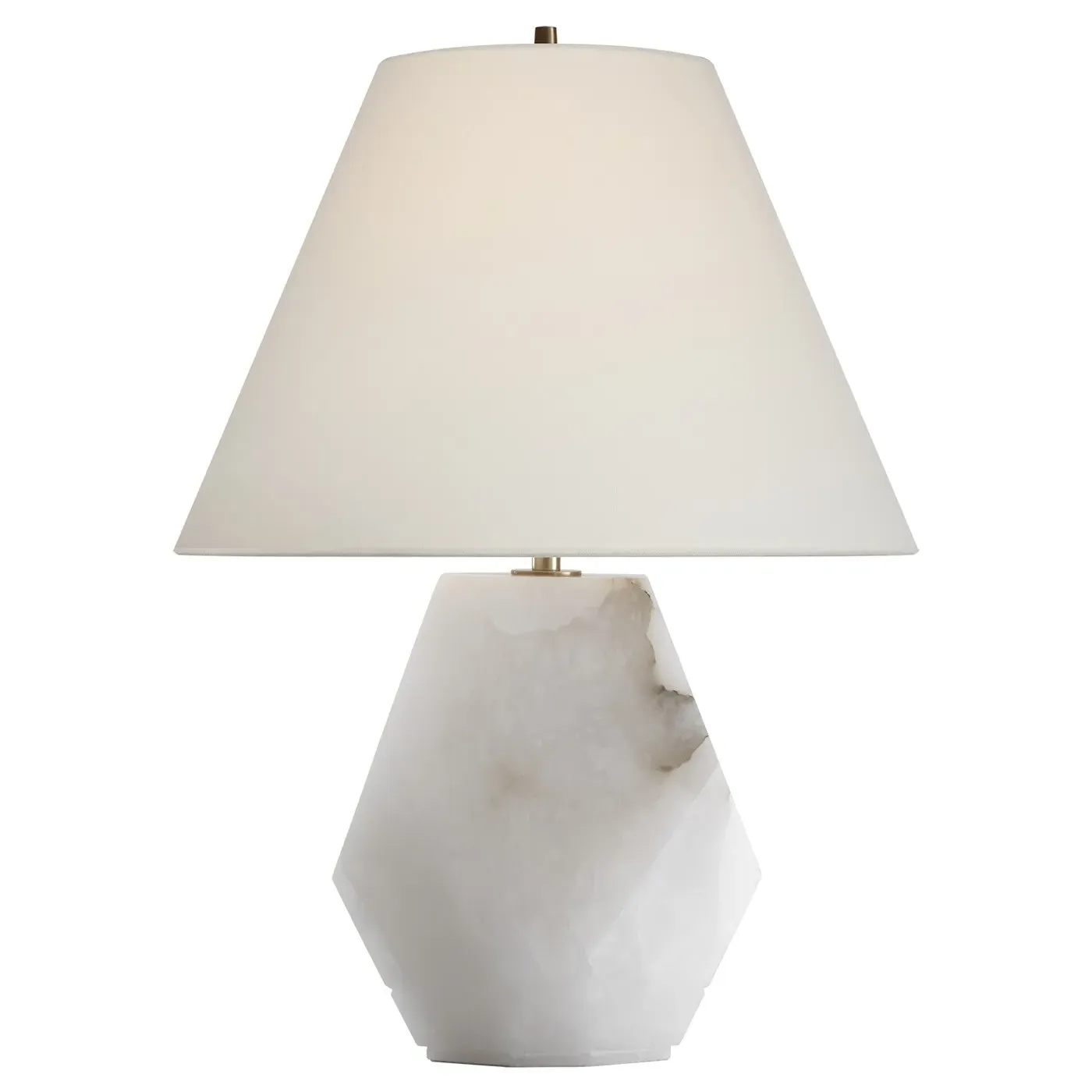 Anthenee Alabaster Table Lamp - White