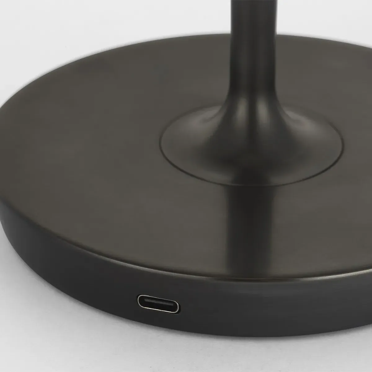 Blaze Crystal Shade Rechargeable Table Lamp - Bronze, Brass