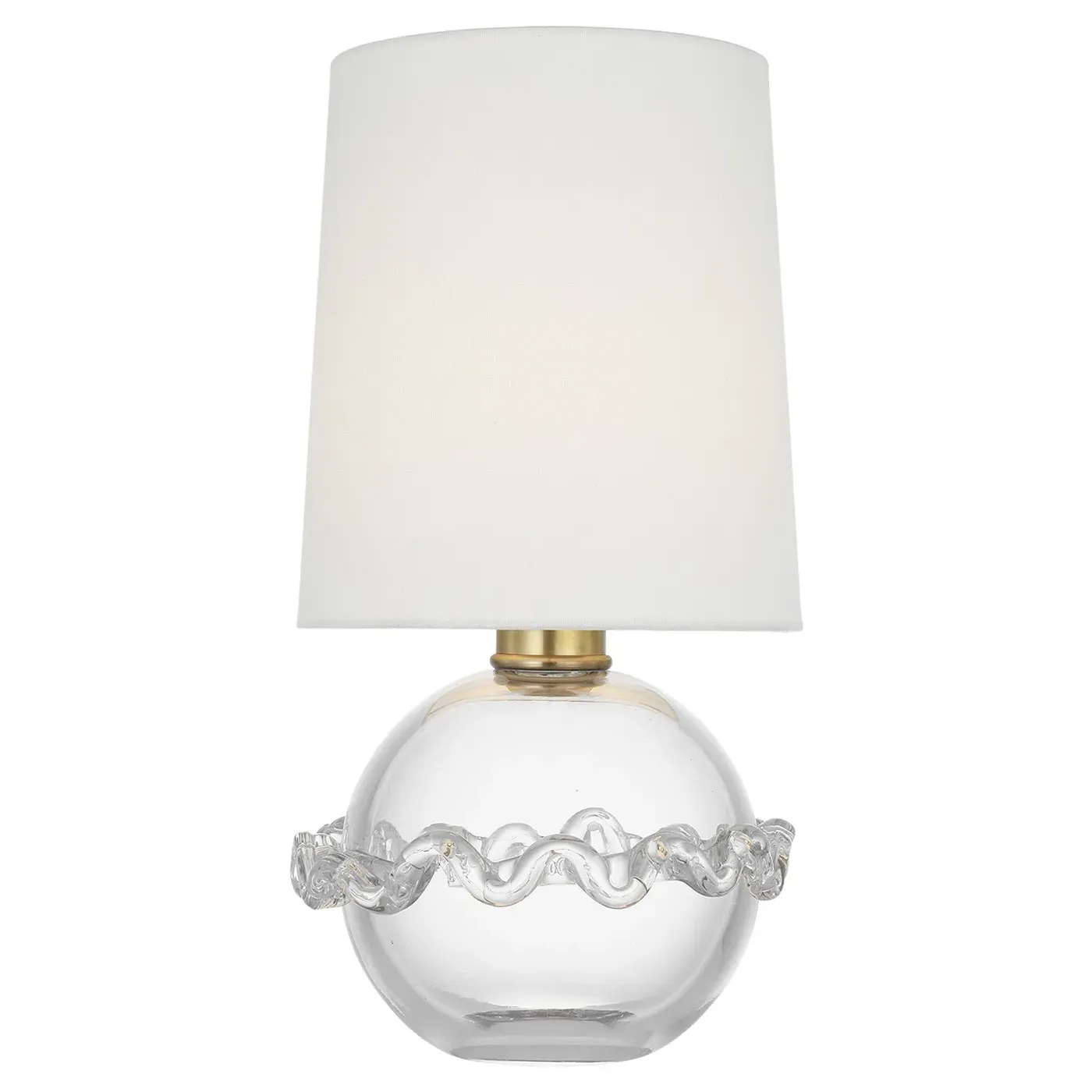 Breslin Cordless Table Lamp - Clear, Glass image