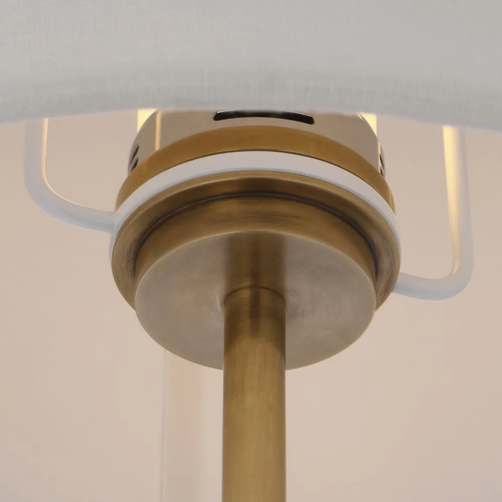 Bryant Cordless Floor Lamp - Antique Brass