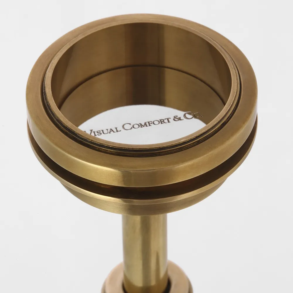 Bryant Cordless Floor Lamp - Antique Brass