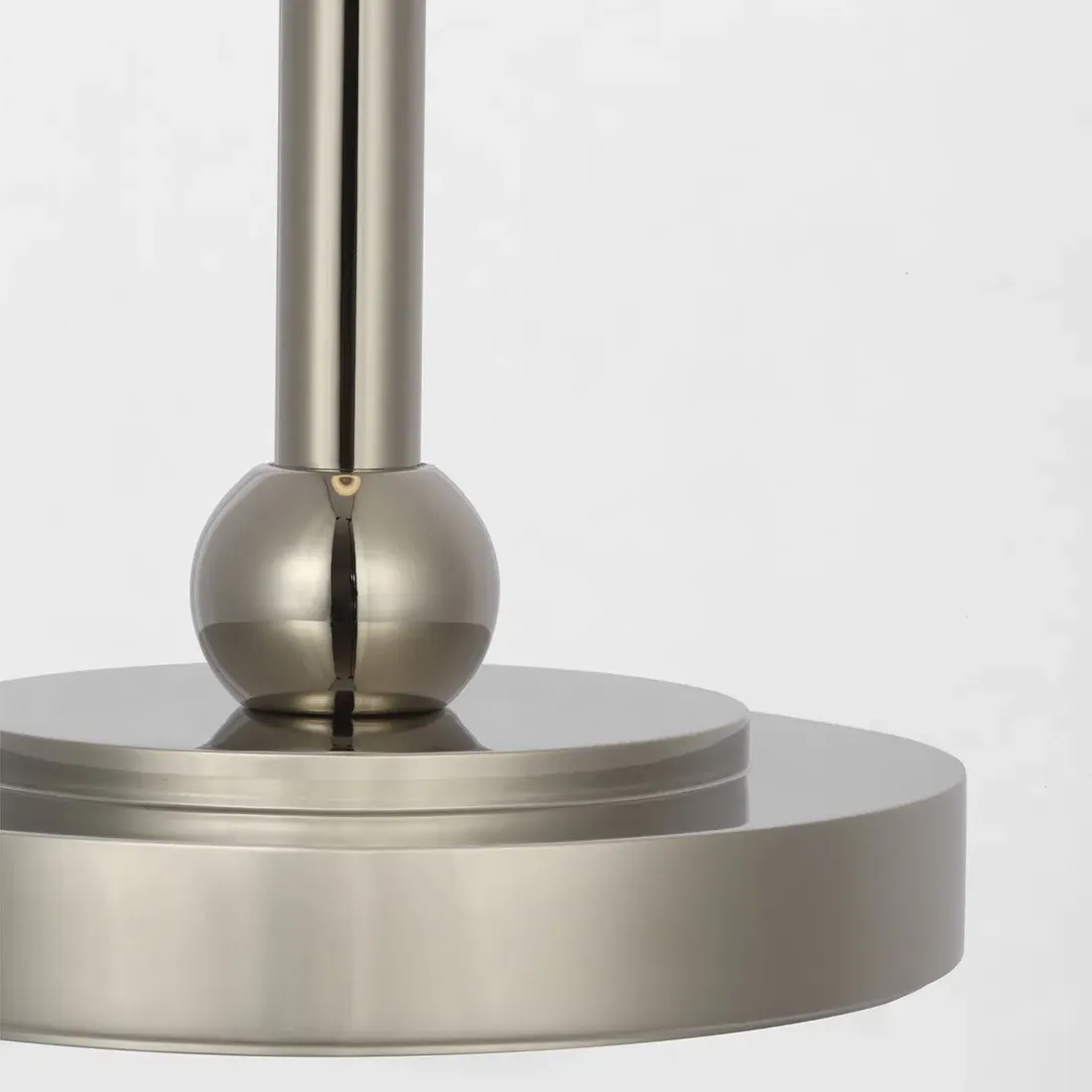 Bryant Cordless Table Lamp - Polished Nickel, Metal