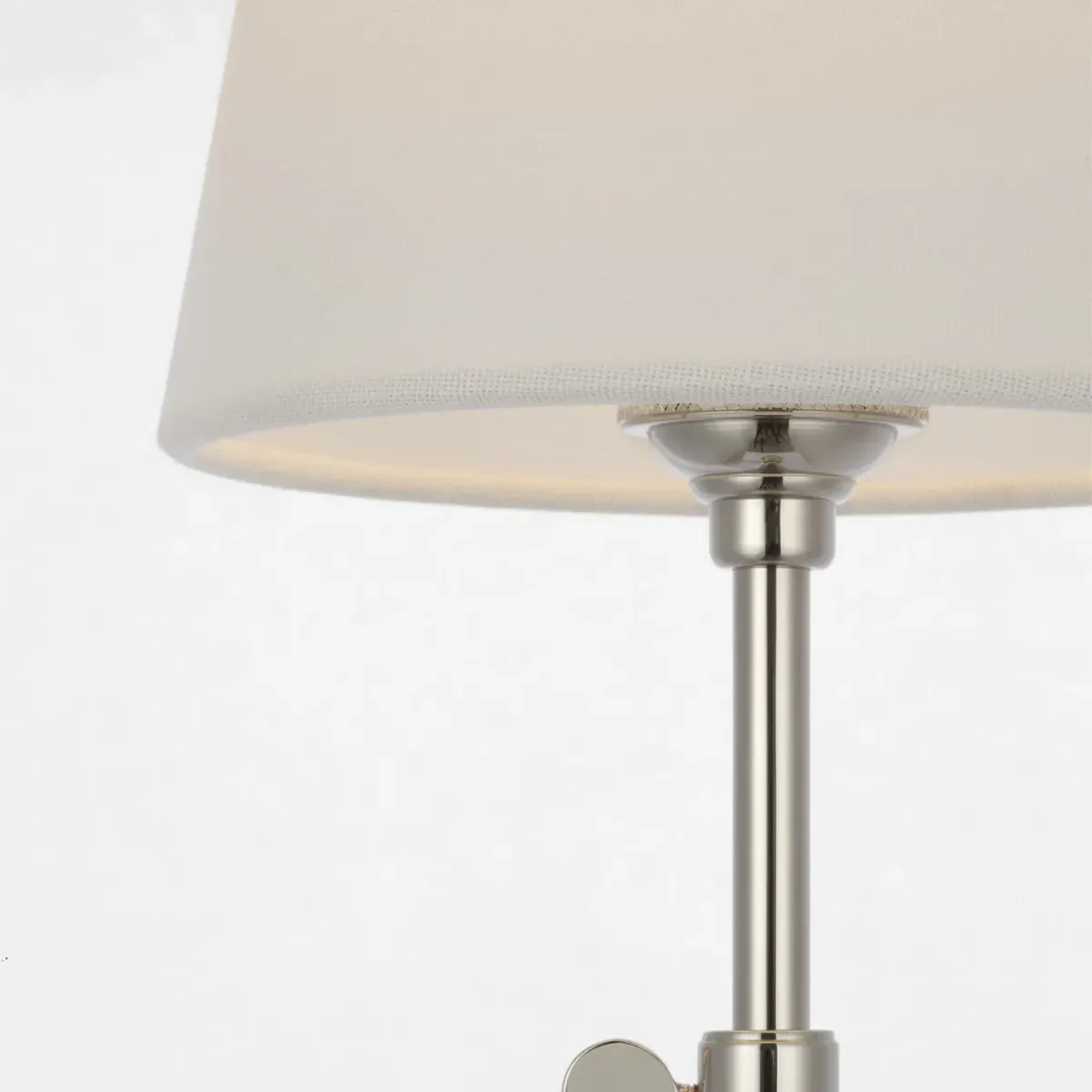 Bryant Cordless Table Lamp - Polished Nickel, Metal