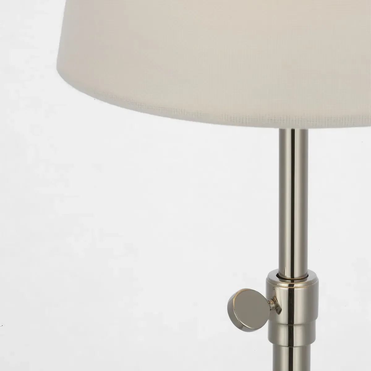 Bryant Cordless Table Lamp - Polished Nickel, Metal