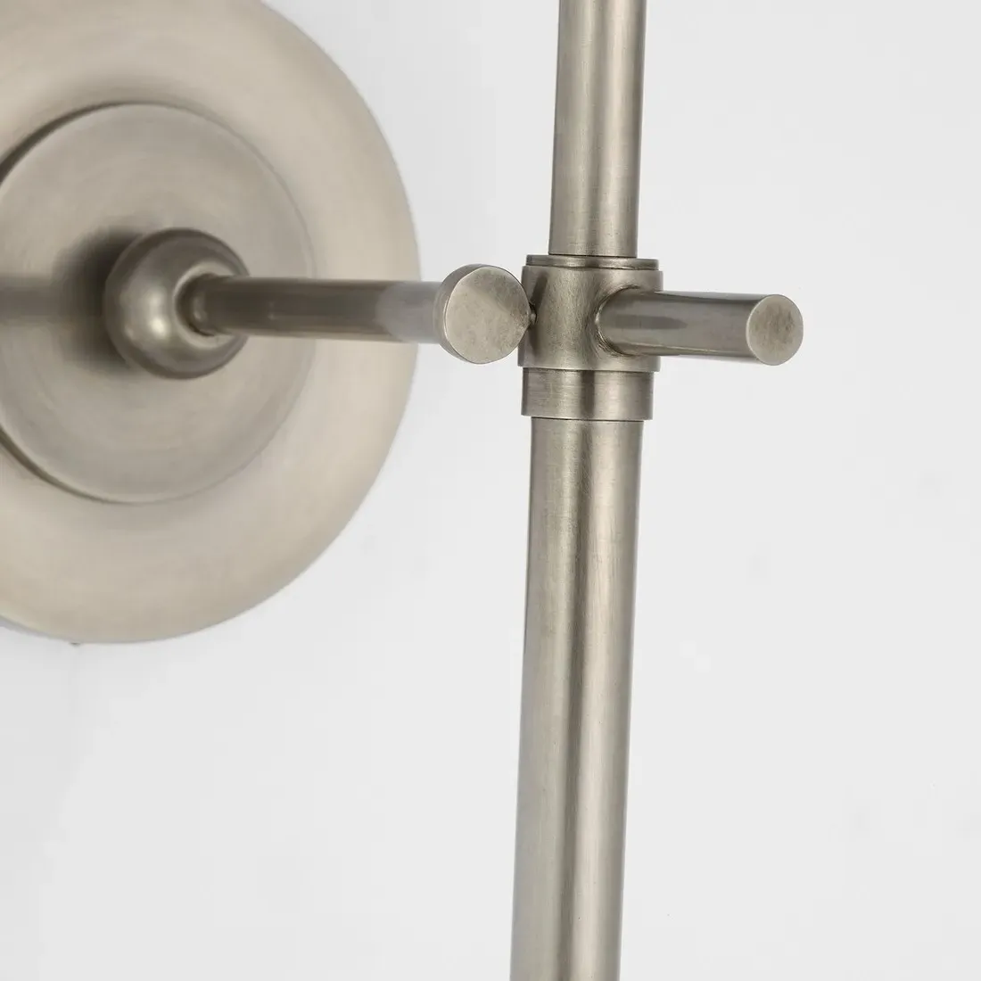 Bryant Cordless Tail Sconce - Antique Nickel, Brass