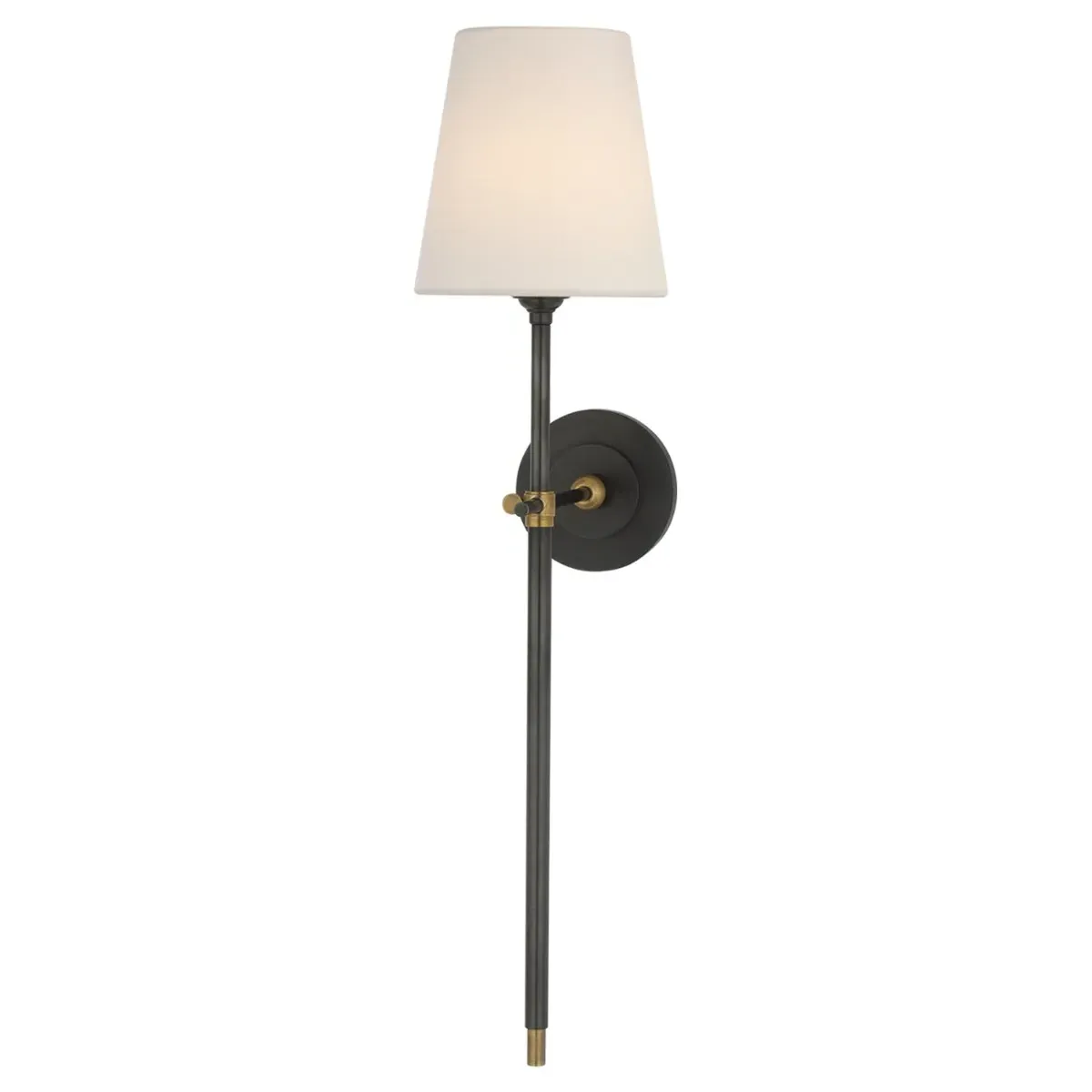 Bryant Cordless Tail Sconce - Bronze, Brass