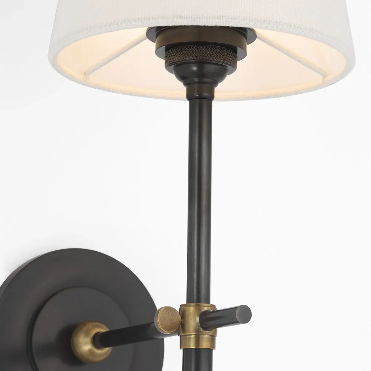 Bryant Cordless Tail Sconce - Bronze, Brass