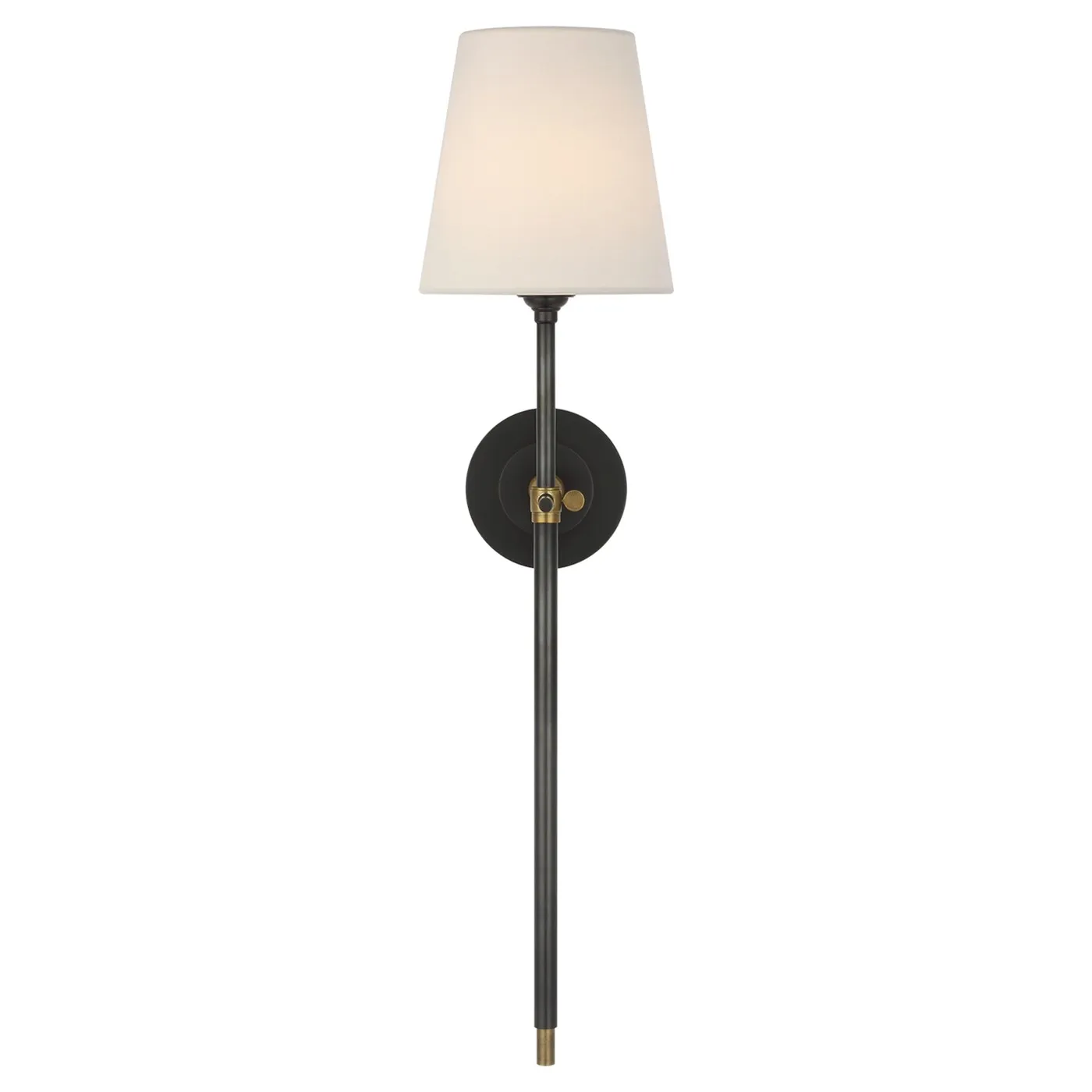 Bryant Cordless Tail Sconce - Bronze, Brass