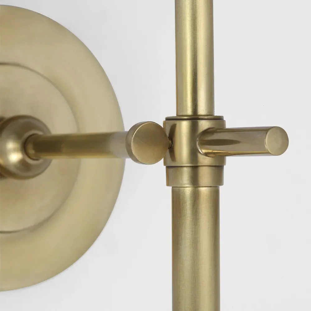 Bryant Cordless Wall Sconce - Antique Brass
