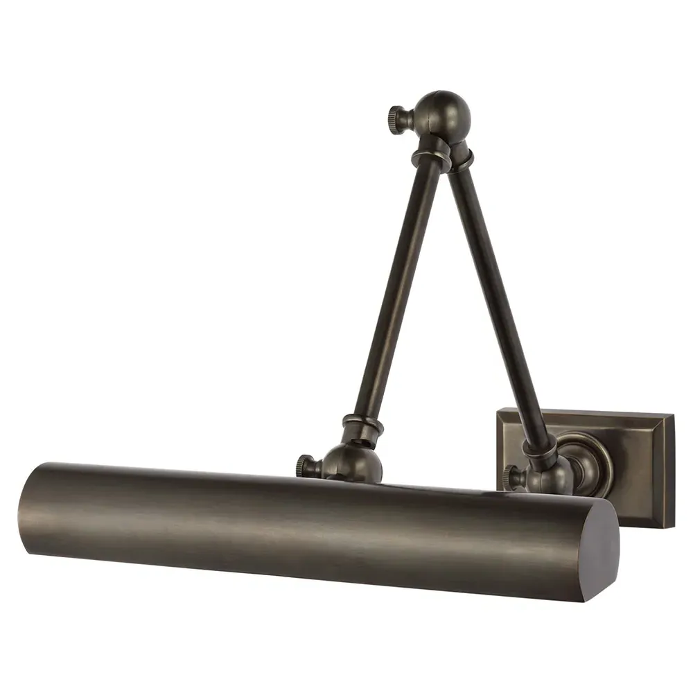 Cabinet Maker 12" Armed Sconce - Bronze, Metal