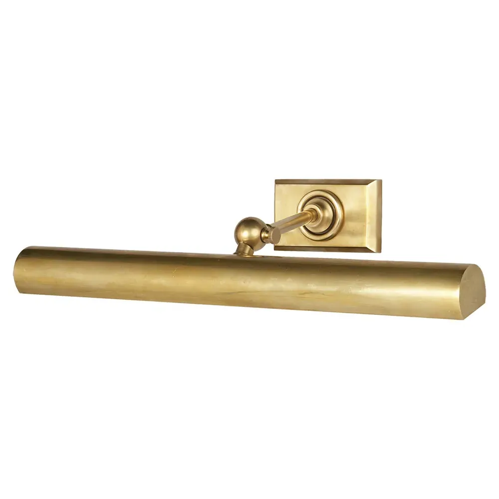 Cabinet Maker's 18" Picture Light Sconce - Antique Brass, Metal