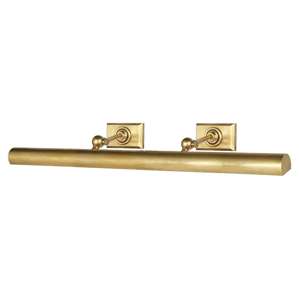 Cabinet Maker's 30" Picture Light Sconce - Antique Brass, Metal