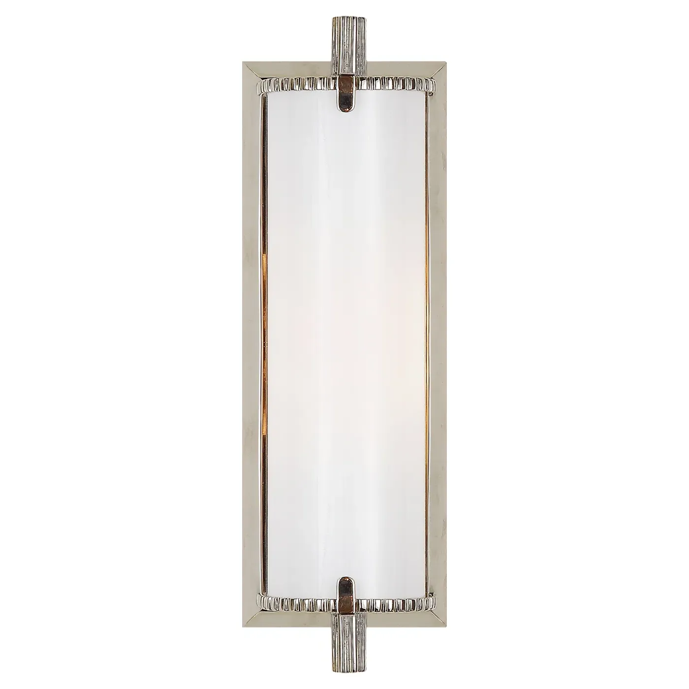 Calliope Short Bath Sconce - Polished Nickel, Metal