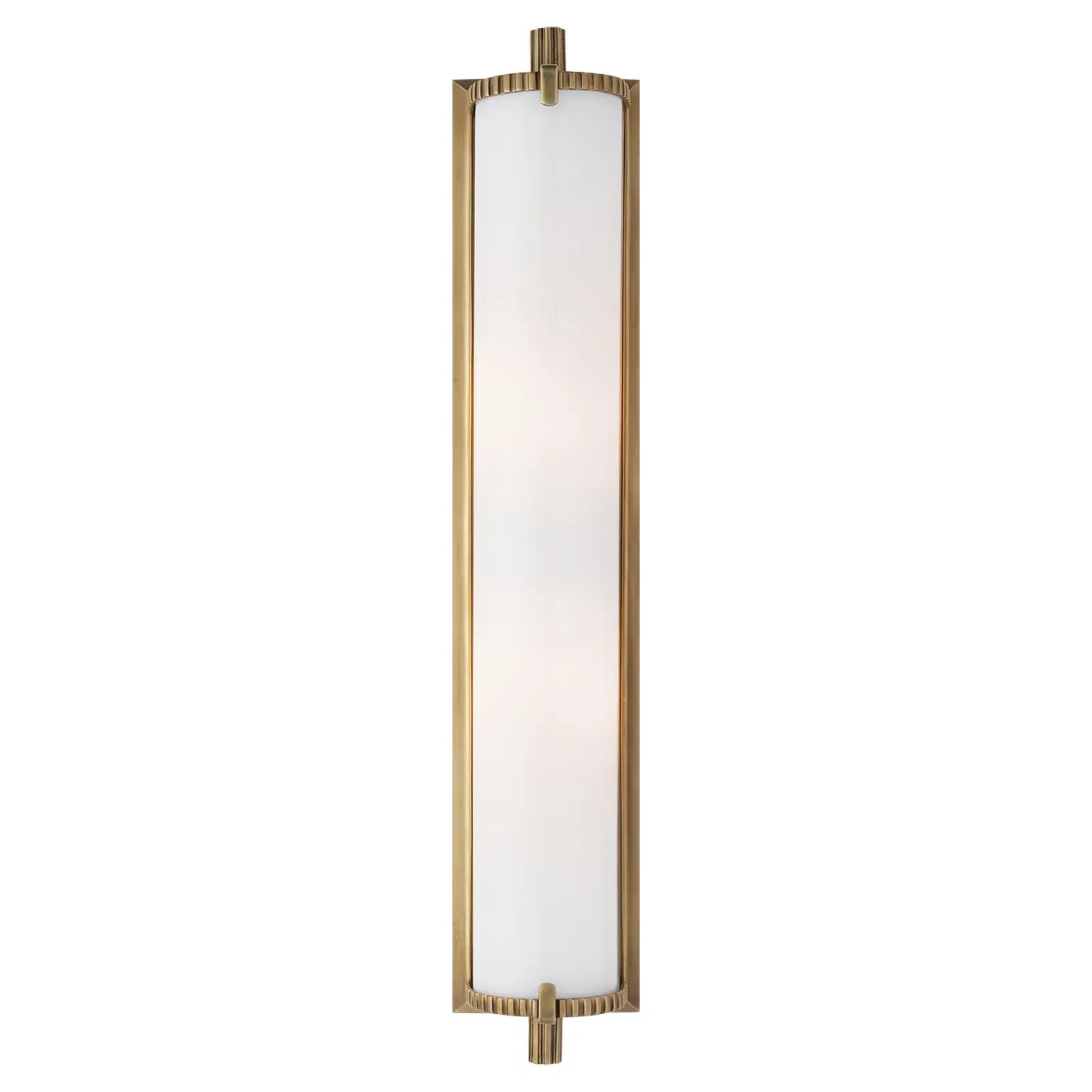 Calliope Tall Bath Sconce - Antique Brass, Metal