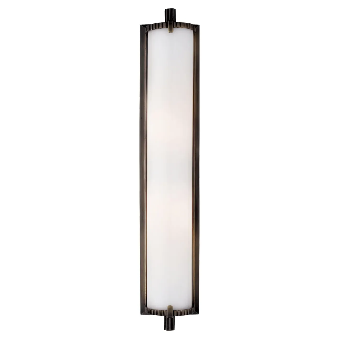 Calliope Tall Bath Sconce - Bronze, Metal