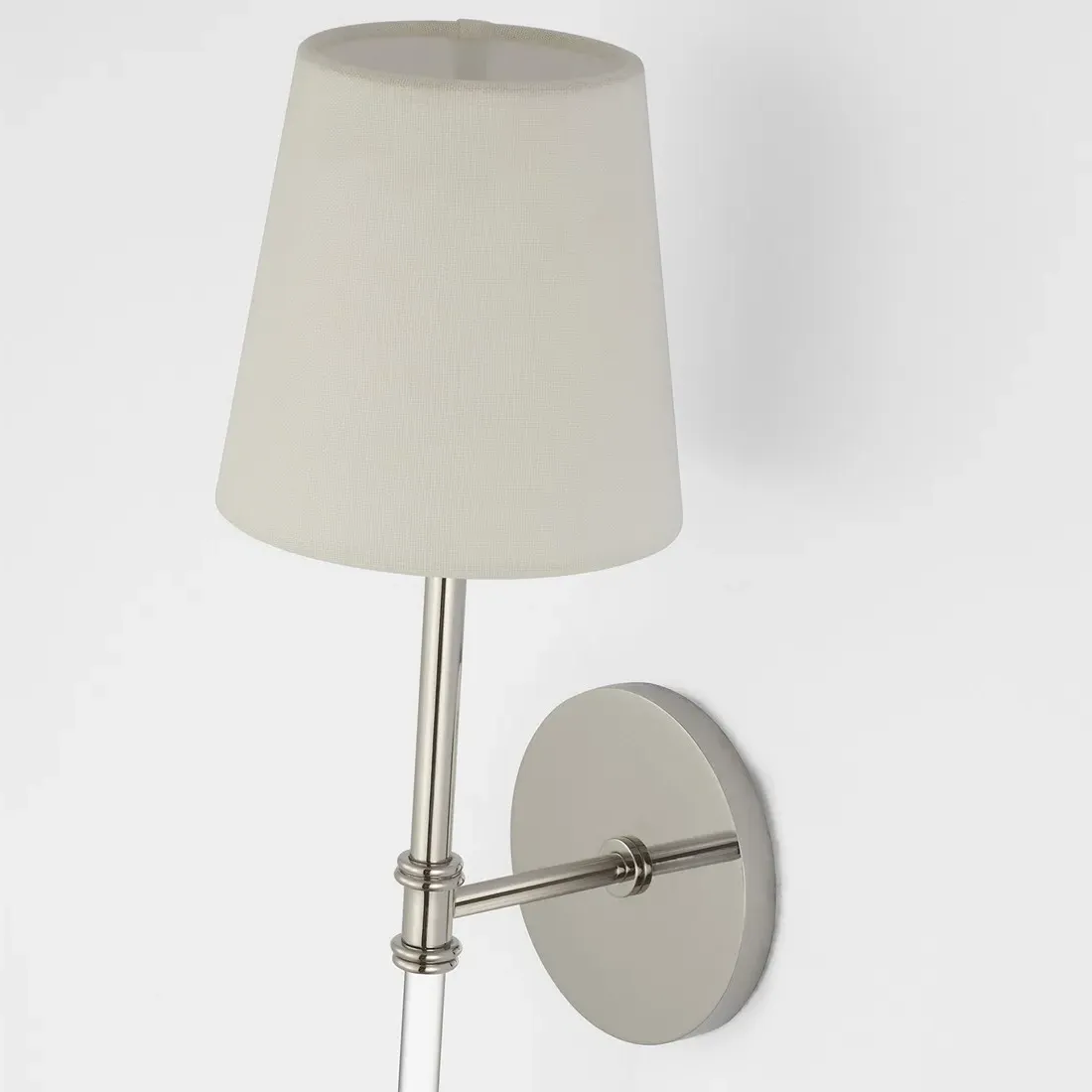 Camille Cordless Wall Sconce - Polished Nickel, Brass