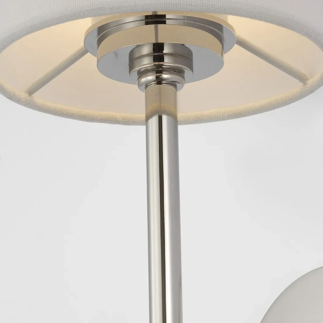 Camille Cordless Wall Sconce - Polished Nickel, Brass