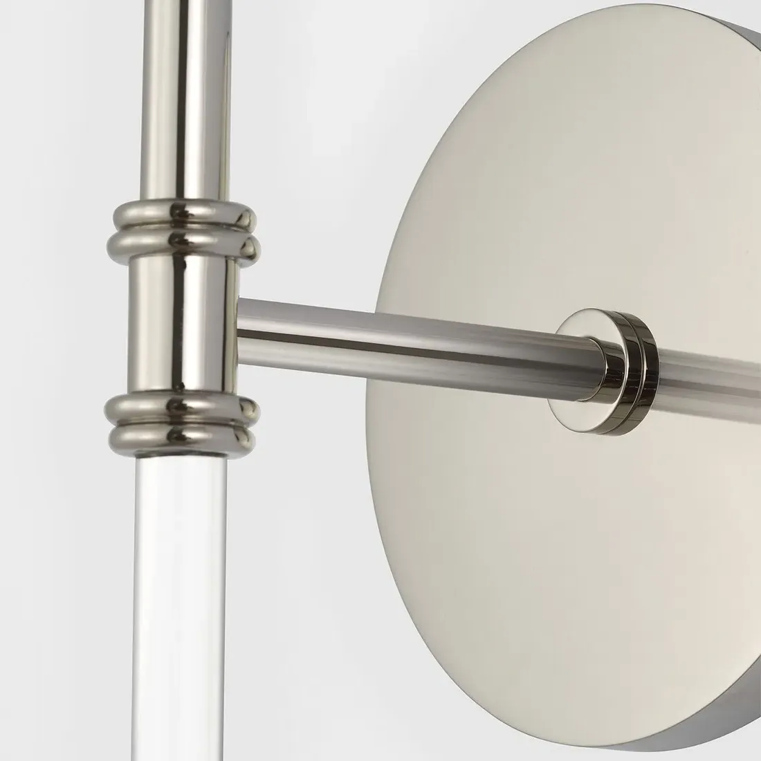 Camille Cordless Wall Sconce - Polished Nickel, Brass