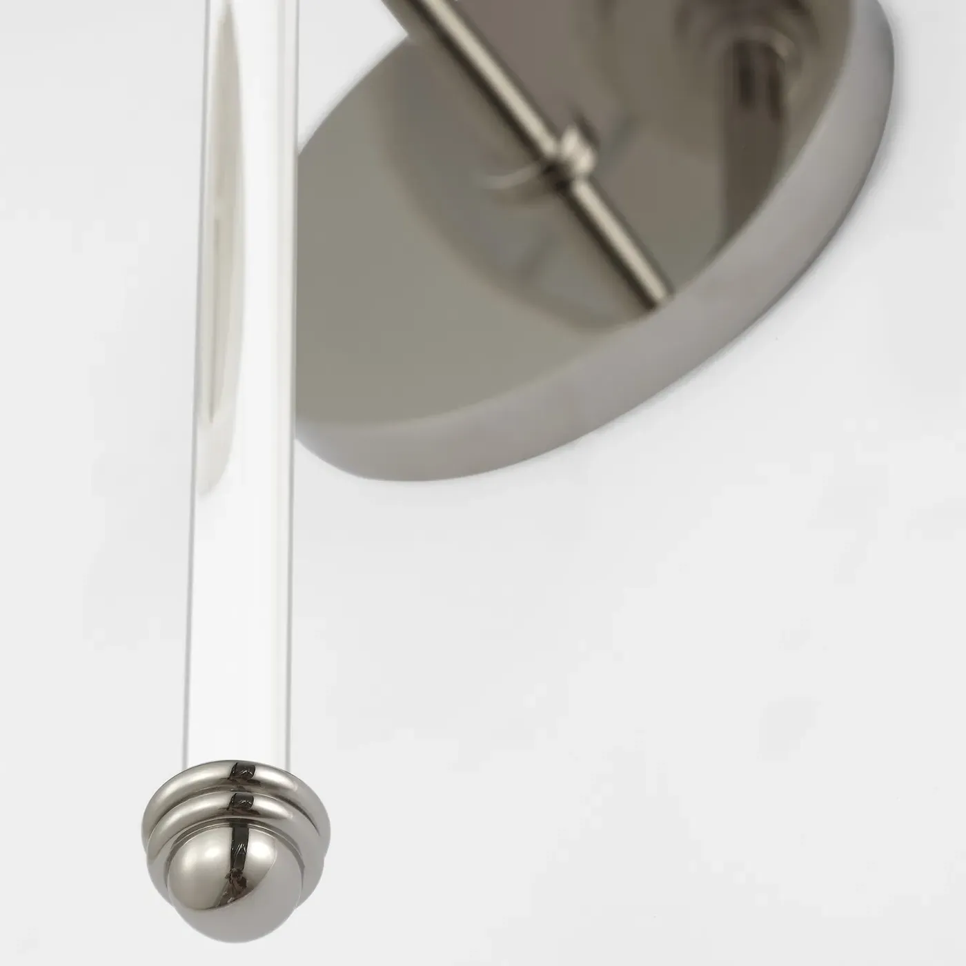 Camille Cordless Wall Sconce - Polished Nickel, Brass