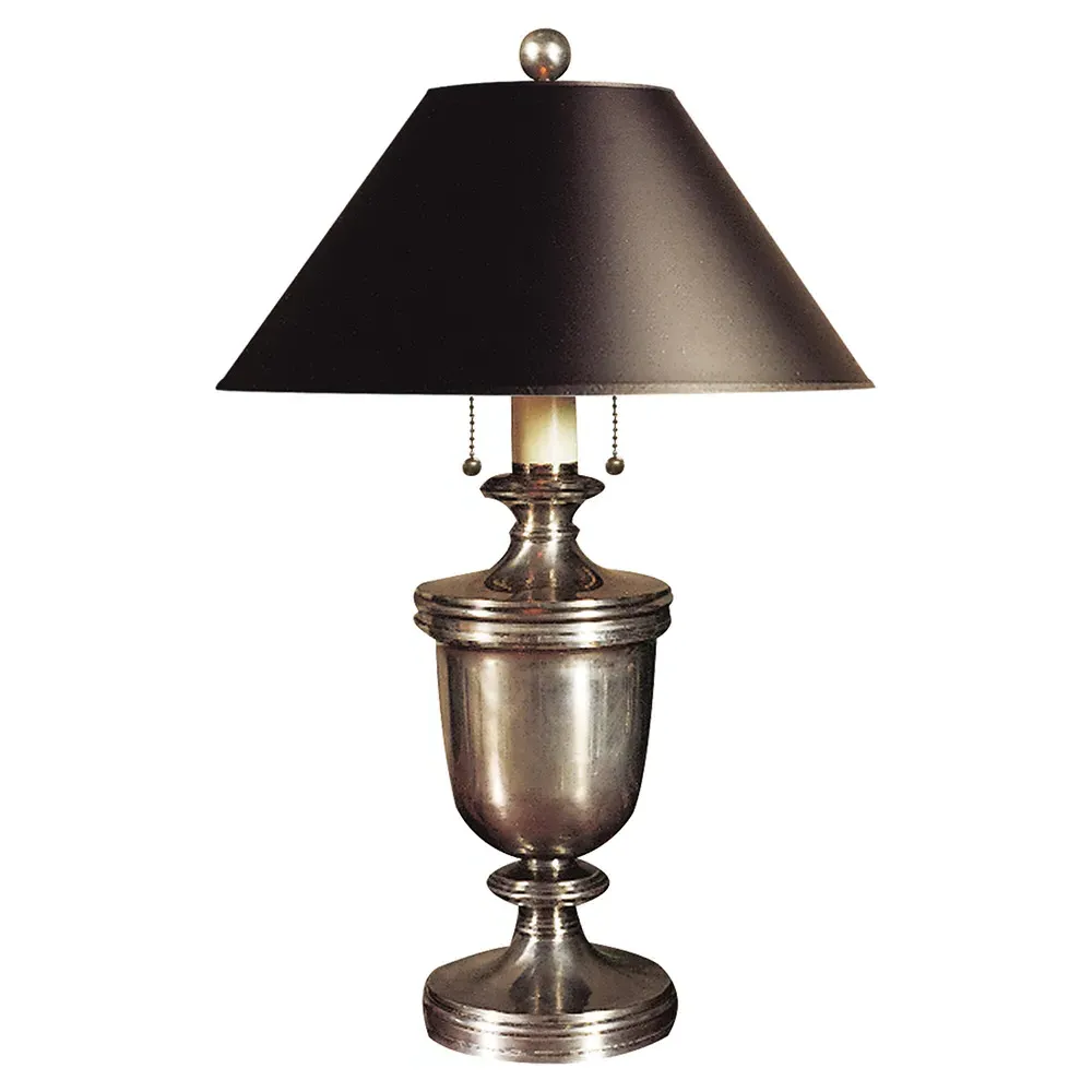 Classical Regency Table Lamp - Antique Nickel, Metal image