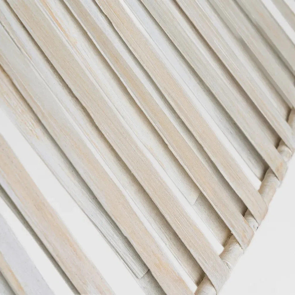 Corinne Large Wicker Wrapped Hanging Shade - Gold, Brass