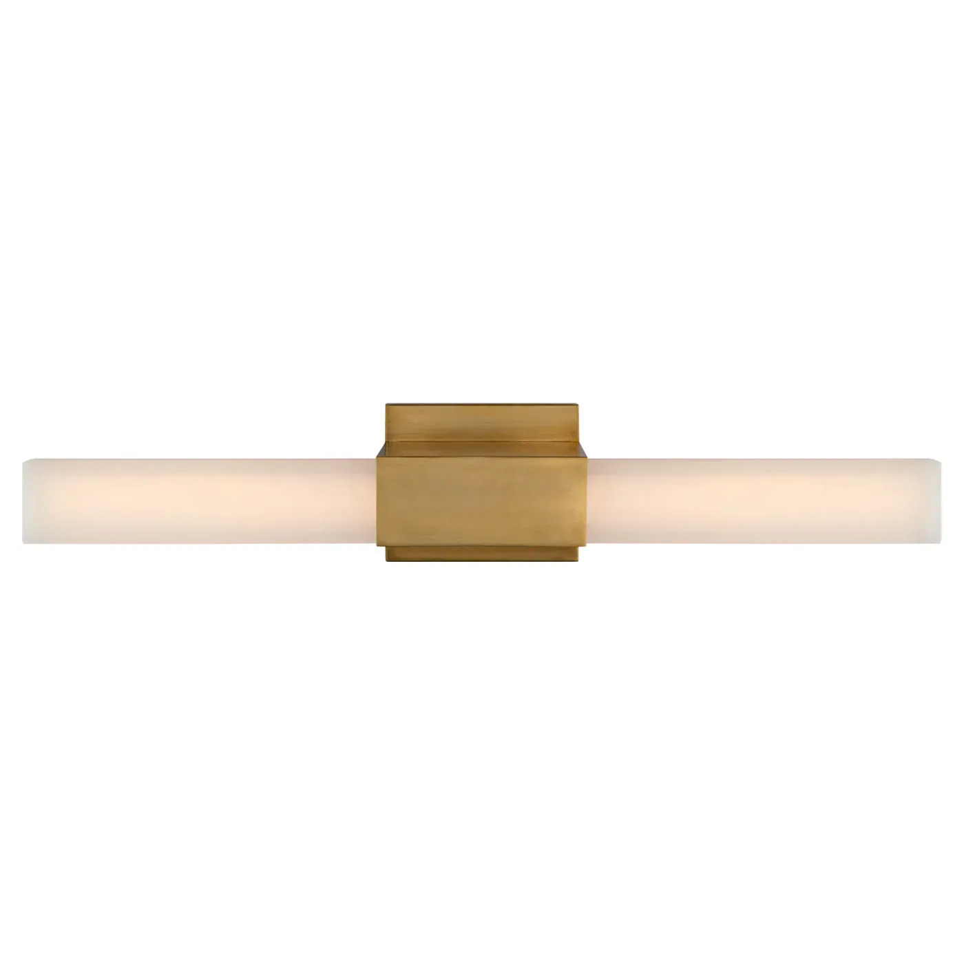 Covet Bath Sconce - Antique Brass, Alabaster