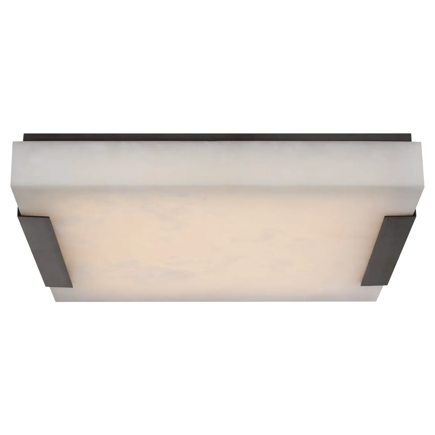 Covet Large Flush Mount - Bronze, Metal Alabaster