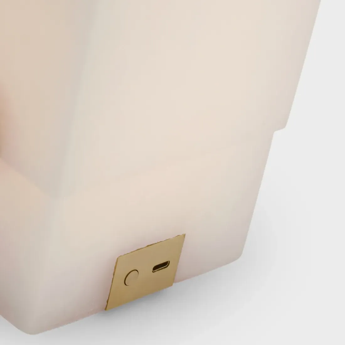 Covet Rechargeable Table Lamp - White, Alabaster