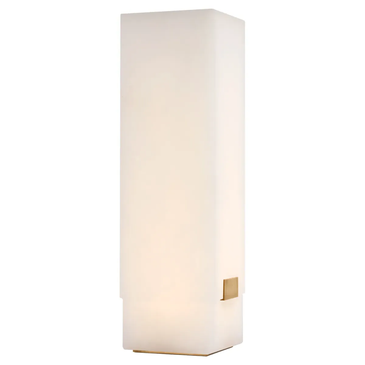 Covet Rechargeable Table Lamp - White, Alabaster image
