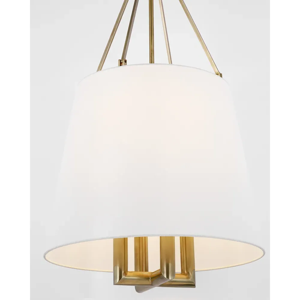 Dalston Hanging Shade Pendant - Antique Brass, Metal